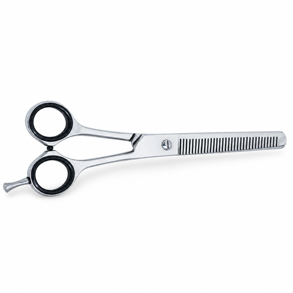 GIS-102A Barber Thinning Scissors, 6.5 Inch — Polished Finish