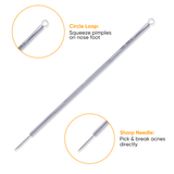 German Titanium Lancet Needle Acne Blackhead Remover Pimple Extractor Popper Tool