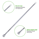 Eyehole Blackhead Remover Pimple Extractor Popper for Acne Comedone Blemish Whitehead Zit Removal Tool