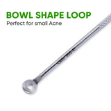 Eyehole Blackhead Remover Pimple Extractor Popper for Acne Comedone Blemish Whitehead Zit Removal Tool