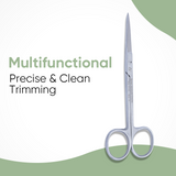 4.5 Inch Multifunctional Curved Tips Design Scissors With Wide Handle