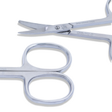 Multifunctional Curved Tips Scissors With Wide Handle