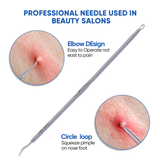 ELBow Design Pimple Extractor, Blemish Remover Tool and Comedone Extractor.