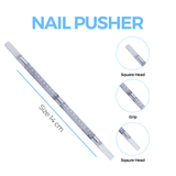Double Function Spoon Round Head Nail Pusher For Best Nail Grooming