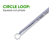 Eyehole Blackhead Remover Pimple Extractor Popper for Acne Comedone Blemish Whitehead Zit Removal Tool