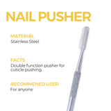 Double Function Spoon Nail Pusher for Best Nail Grooming