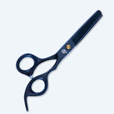 6.5 Inch Sharp Blade Professional Thinning Scissors with Rubber Silencer, Comfortable Grip Ring & Flat Screw Adjuster
