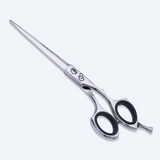 6 Inch Barber Shear Scissors with Screw Adjuster, Rubber Silencer & Finger Rest