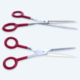 6.5 Inch German Stainless Steel Barber Scissor with Screw Adjuster in Dull Polish
