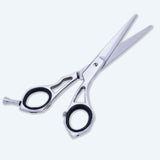 Sharp Convex Edge Blade Barber Shears Scissors with Adjuster Screw & Rubber Silencer