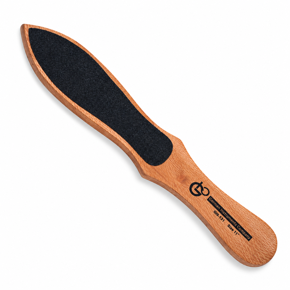 11-Inch Wooden Foot File – Dual-Sided Pedicure Tool | GIS-131