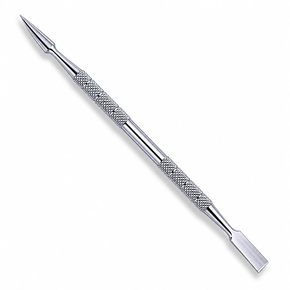 GIS-190F Premium Quality Double-End Cuticle Pusher — Manicure & Pedicure Tool