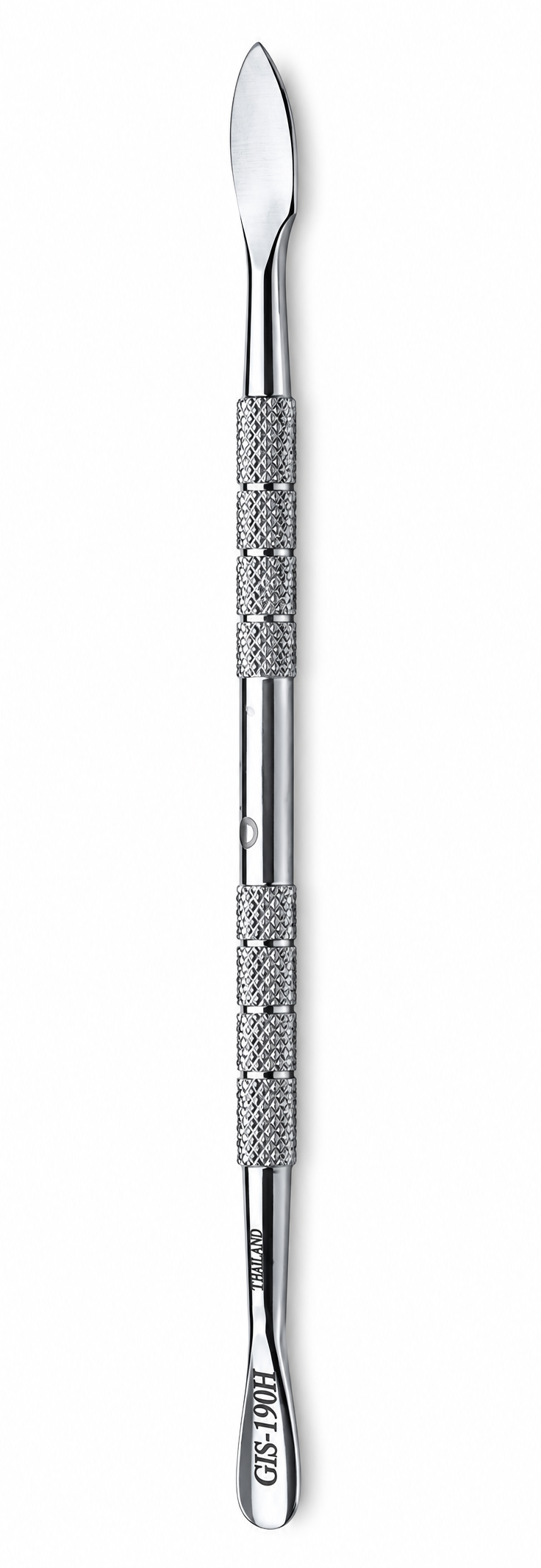 GIS-190H Premium Quality Nail Pusher & Spoon — Double-Ended Manicure Tool