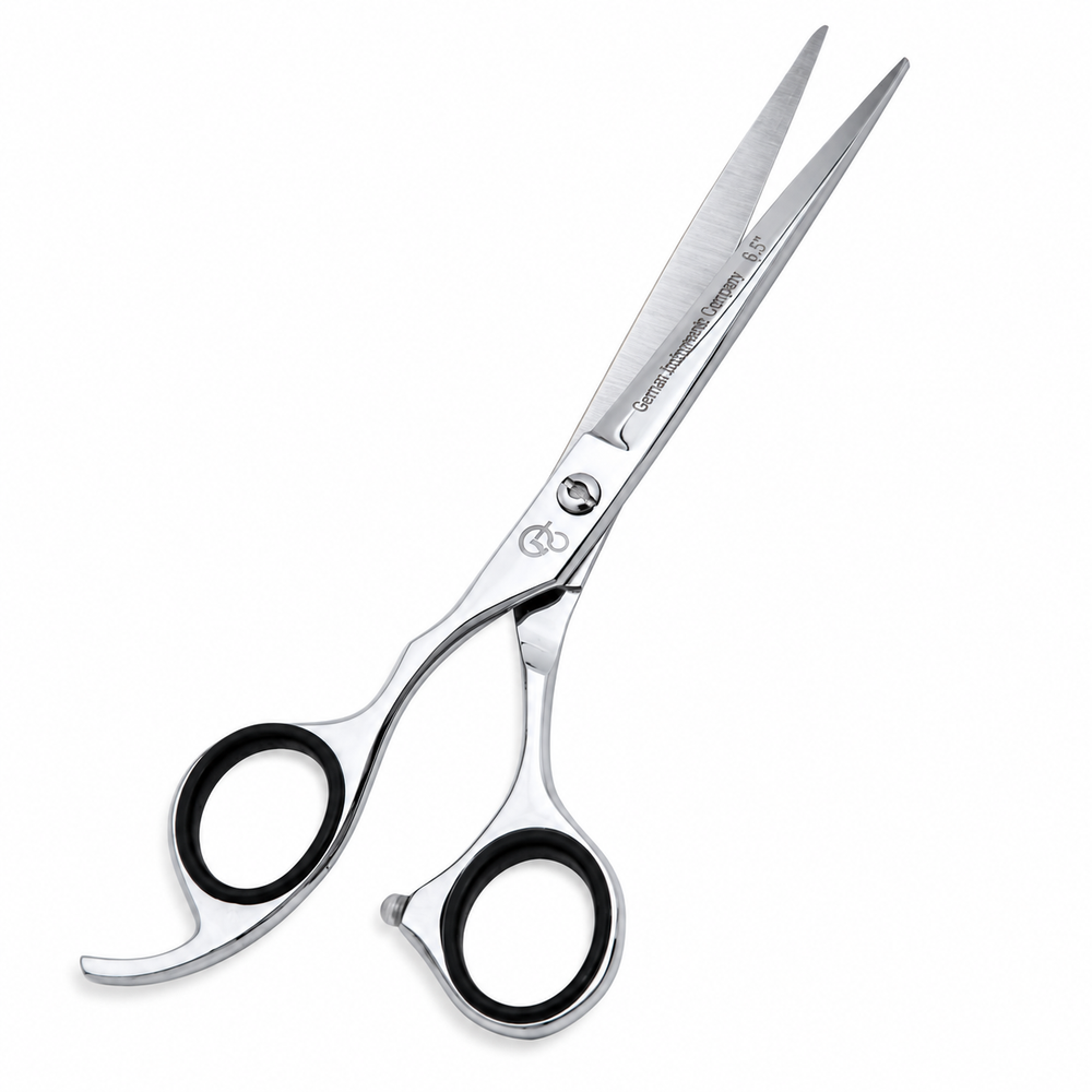 GIS-250BR Left-Hand Hair Cutting Scissors, 6 Inch — Polished Finish