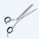 5.5 Inch Sharp Blade Barber Thinning Shears with Justable Nutt, Rubber Silencer & Finger Rest