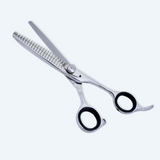 5.5 Inch Sharp Blade Barber Thinning Shears with Justable Nutt, Rubber Silencer & Comfortable Grip Ring