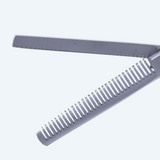 6.5 Inch Sharp Blade Barber Thinning Shear Scissors with Screw Adjuster, Rubber Silencer & Comfortable Grip Ring