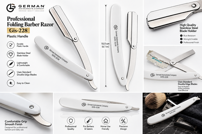 Professional Folding Barber Razor — Gis-228 — image 2