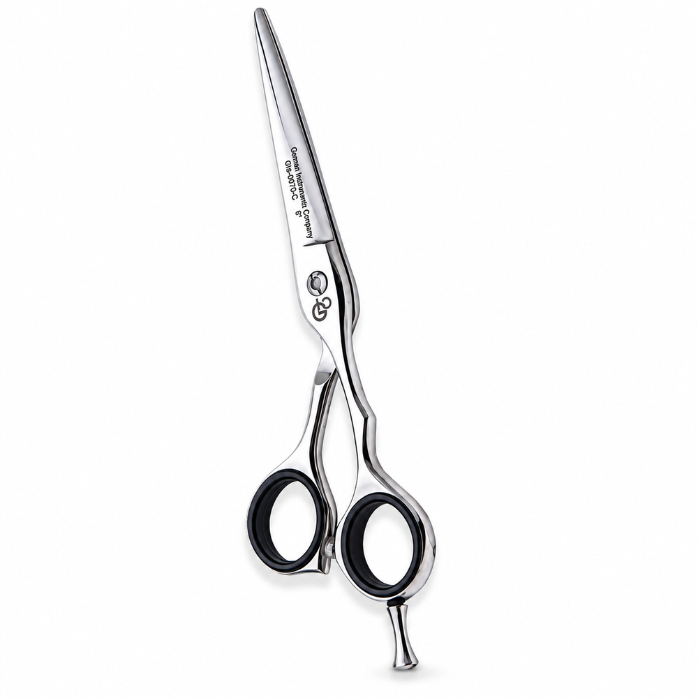 GIS-0070C Barber Hair Cutting Scissors, 6 Inch — Polished Finish