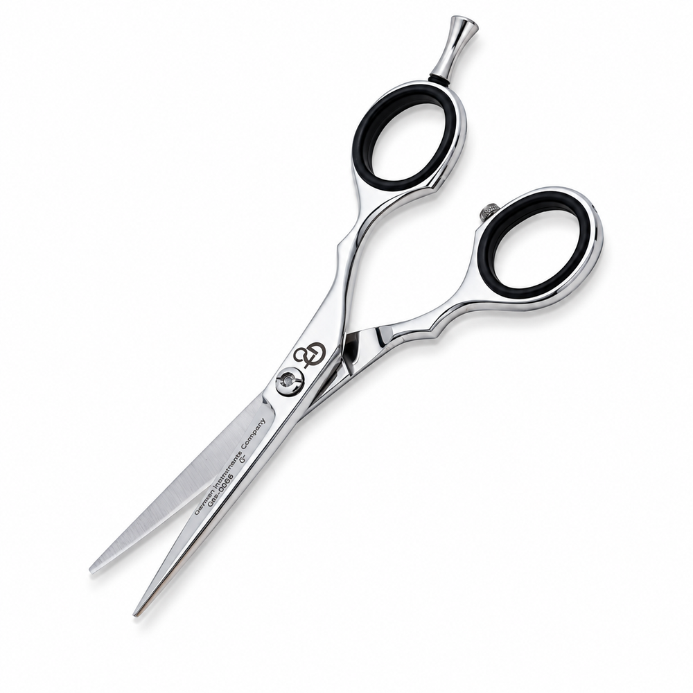 GIS-0068 Barber Hair Cutting Scissors, 5 Inch — Polished Finish