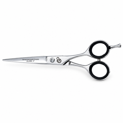 GIS-0083 Barber Hair Cutting Scissors, 6 Inch — Polished Finish — image 1