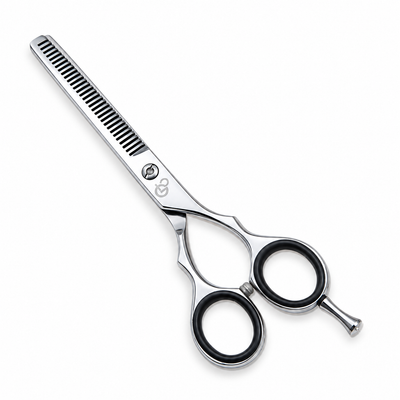 GIS-0079TH-B Barber Thinning Scissors, 6 Inch — Polished Finish — image 1