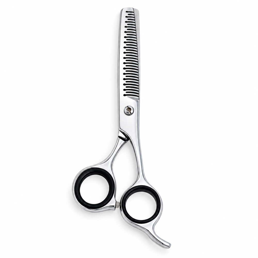 GIS-0075A Barber Thinning Scissors, 6.5 Inch — Polished Finish
