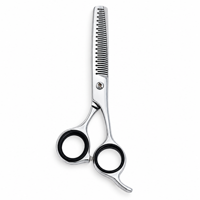 GIS-0075A Barber Thinning Scissors, 6.5 Inch — Polished Finish — image 1