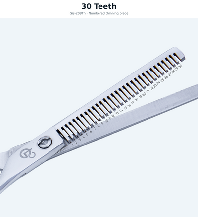 GIS-208Th Barber Thinning Scissors, 7 Inch — Polished Finish — image 4