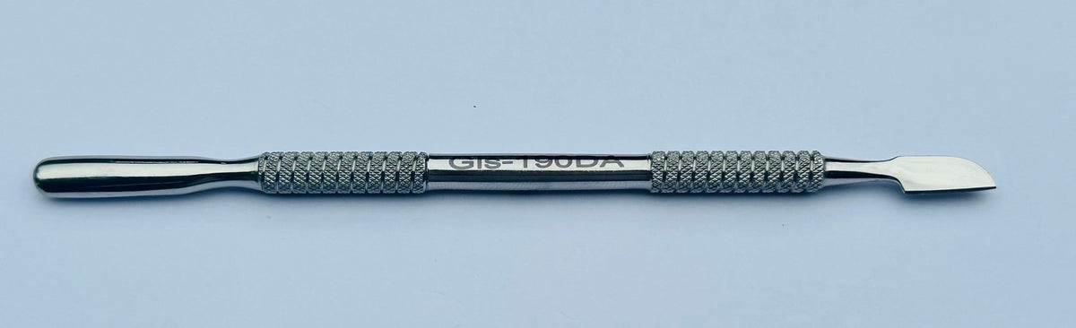 Cuticle Pusher Dual Sided - Sharp Edge Spoon Shaped Double Ended Cuticle Pusher Remover Cleaner Surgical Medical Grade Stainless Steel Manicure Pedicure Nail Art Care