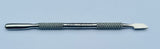 Cuticle Pusher Dual Sided - Sharp Edge Spoon Shaped Double Ended Cuticle Pusher Remover Cleaner Surgical Medical Grade Stainless Steel Manicure Pedicure Nail Art Care