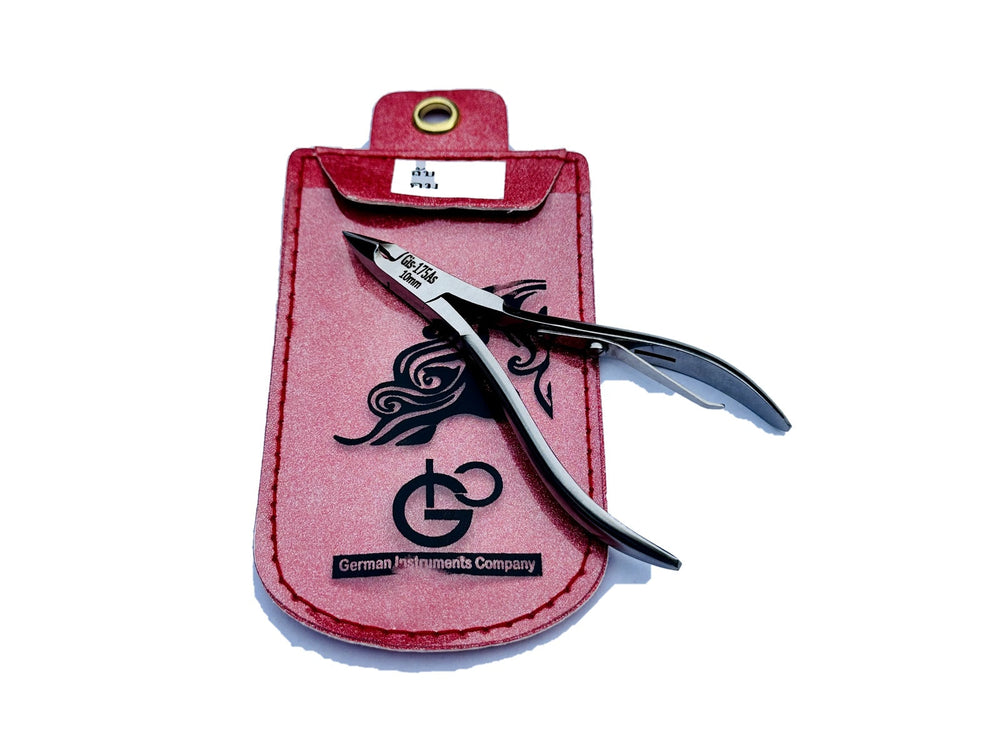 GIS-175AS Professional Cuticle Nipper – 10 mm 440C Stainless Steel | Double Spring