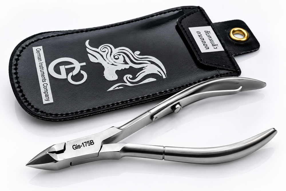 GIS-175B Professional Cuticle Nipper — 440C Matte Finish