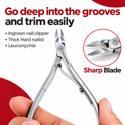 GIS-175B Professional Cuticle Nipper — 440C Matte Finish — image 5