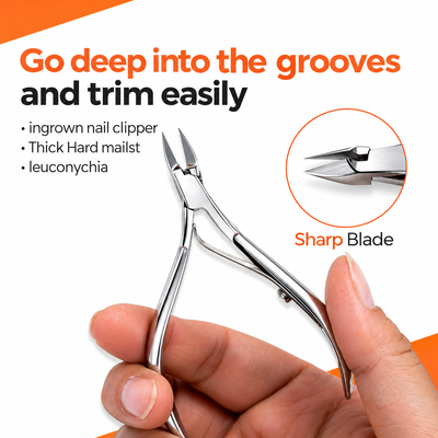 GIS-175C Professional 11mm Cuticle Nipper — Polished Finish — image 3