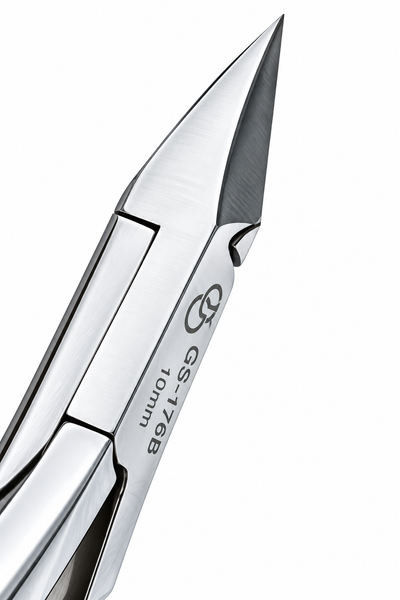 GIS-176B Professional 10 mm Long-Blade Cuticle Nipper – Precision Manicure Tool — image 6
