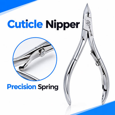 GIS-176B Professional 10 mm Long-Blade Cuticle Nipper – Precision Manicure Tool — image 3