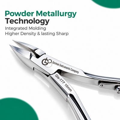 GIS-177 Professional 10mm Cuticle & Nail Nipper — Slim Mouth — image 2