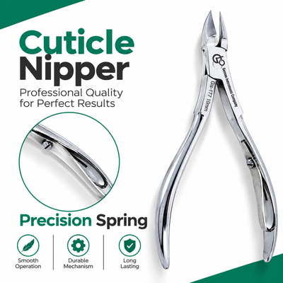 GIS-177 Professional 10mm Cuticle & Nail Nipper — Slim Mouth — image 3