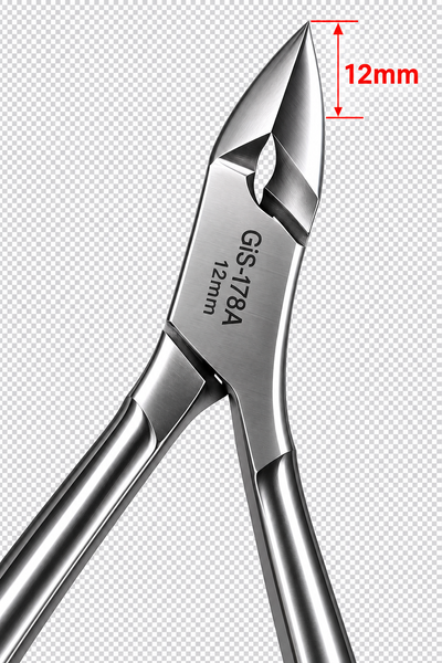 GIS-178A Professional Cuticle & Nail Nipper – 12 mm | 4.5 inch — image 7