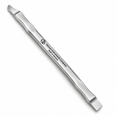 GIS-193 Premium Quality Square-Head Nail Pusher — Stainless Steel Manicure Tool — image 2