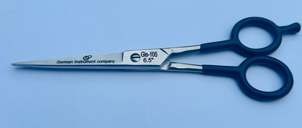 6.5 Inch Premium SuperCut Barber Hair Cutting Scissors — Stainless Steel, Flat Screw Adjuster & Finger Rest