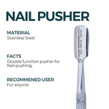 Double Function Spoon Nail Pusher Blade Head For Best Nail Grooming