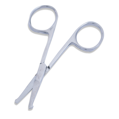 3.5 Inch Curved Round Head Design Scissors With Wide Handle — image 6