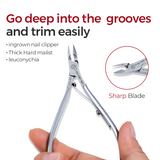 Sharp Blade Cuticle Nipper with Powder Metallurgy Technology: Lifetime Sharpness for Precision Nail Care