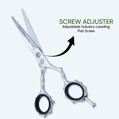GIS-257BR Barber Hair Cutting Scissors, 5.5 Inch — Polished Finish — image 3