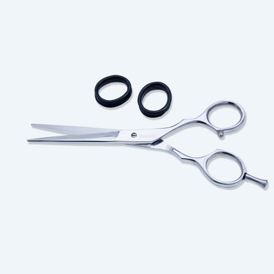6 Inch Barber Hair Cutting Scissors — Screw Adjuster & Rubber Silencer — image 6