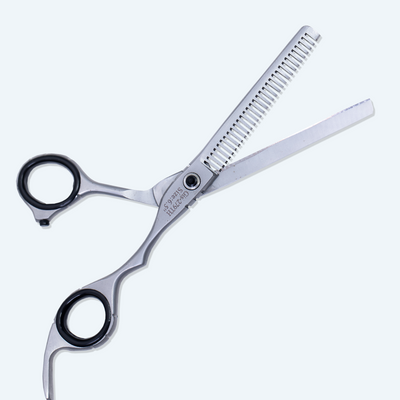 GIS-279th Barber Thinning Scissors, 6.5 Inch — Water Sand Finish — image 3