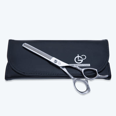 6.5 Inch Barber Hair Cutting Scissors — Sharp Blade, Flat Screw Adjuster, Rubber Silencer & Finger Rest — image 7
