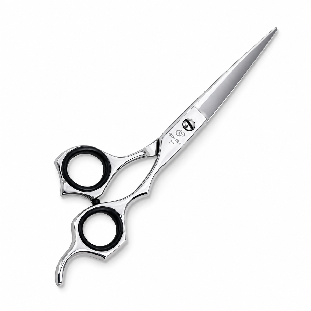 GIS-104 Barber Hair Cutting Scissors, 7 Inch — Polished Finish